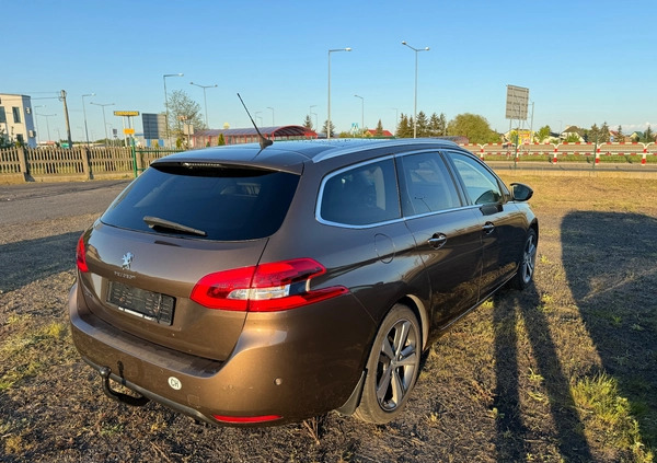 Peugeot 308 cena 35900 przebieg: 157715, rok produkcji 2014 z Konin małe 781